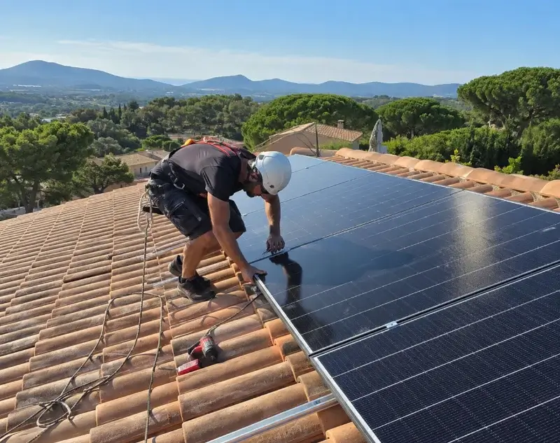 Installateur panneaux solaires Domarin — pose photovoltaïque sur toiture